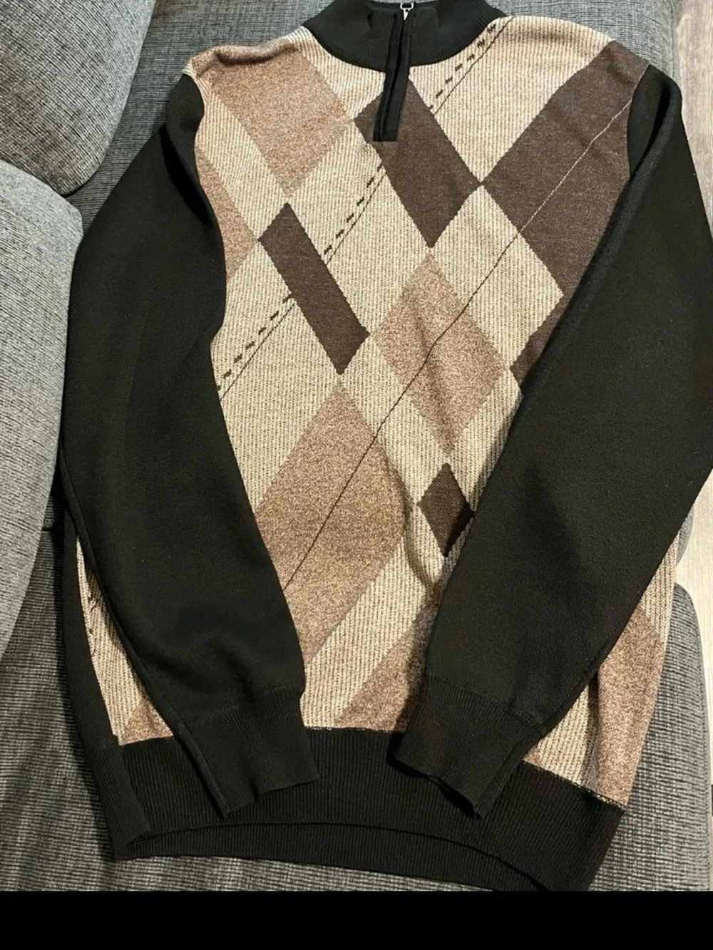 Banana Republic Men's Crewneck Sweaters in Black, Brown, Light Blue, and Gray